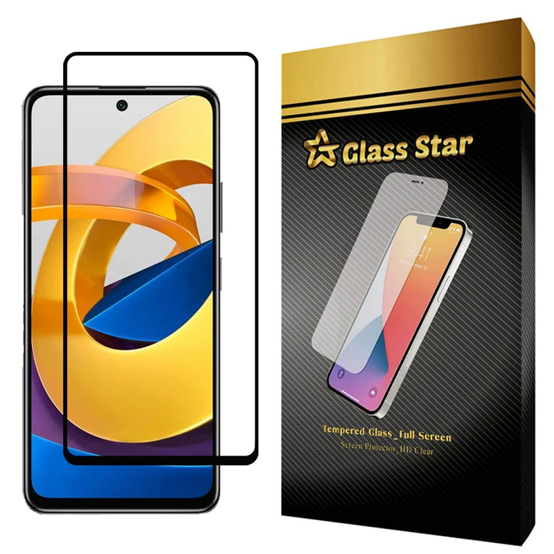 محافظ صفحه نمایش گلس استار مدل FULL GLASS مناسب برای گوشی موبایل شیائومی Poco M4 Pro 5G