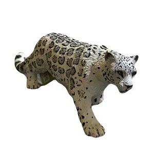 فیگور مدل پلنگ برفی ارتفاع 10 سانتی متر