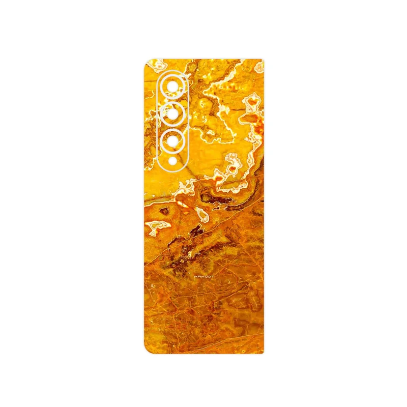 برچسب پوششی ماهوت مدل Gold Marble مناسب برای گوشی موبایل سامسونگ Galaxy Z Fold4