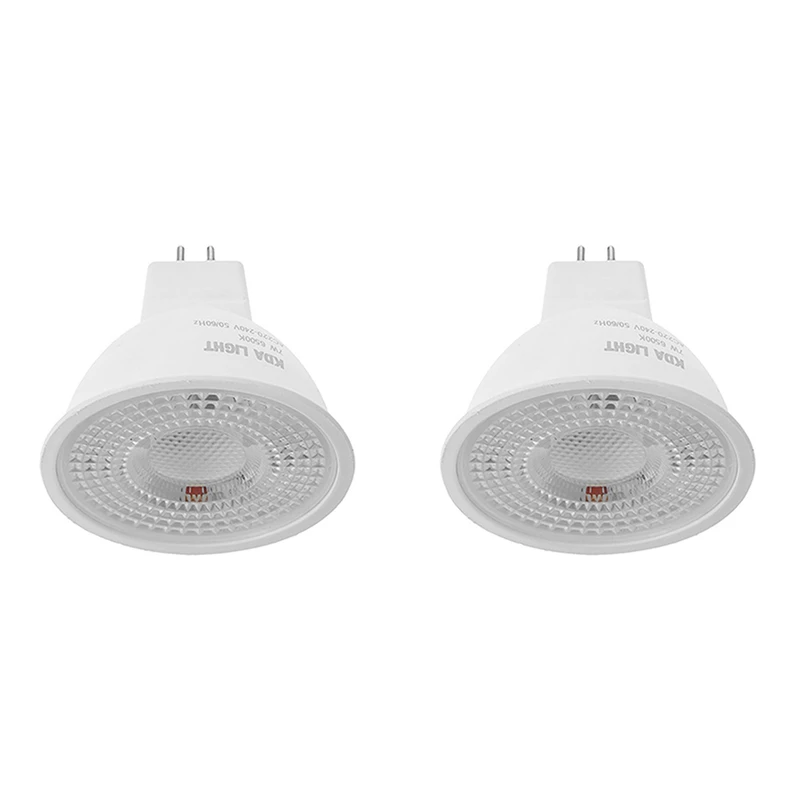 لامپ هالوژن 7 وات KDA مدل 001 پایه MR16 بسته دو عددی