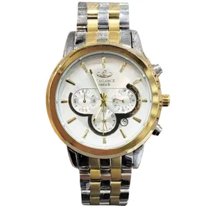 ساعت مچی عقربه‌ای مردانه الگانس مدل سه موتور فعال کورنوگراف کد 111