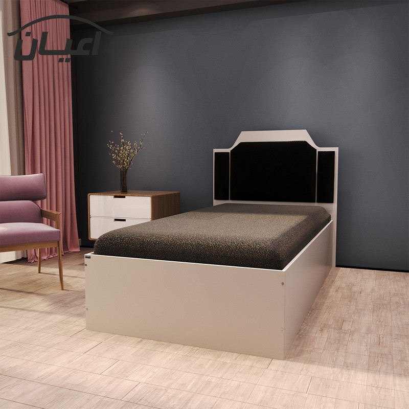 تخت خواب یکنفره اعیان مدل FH413 سایز 90x200 سانتی متر تخت خواب یکنفره اعیان مدل FH413 سایز 90x200 سانتی متر