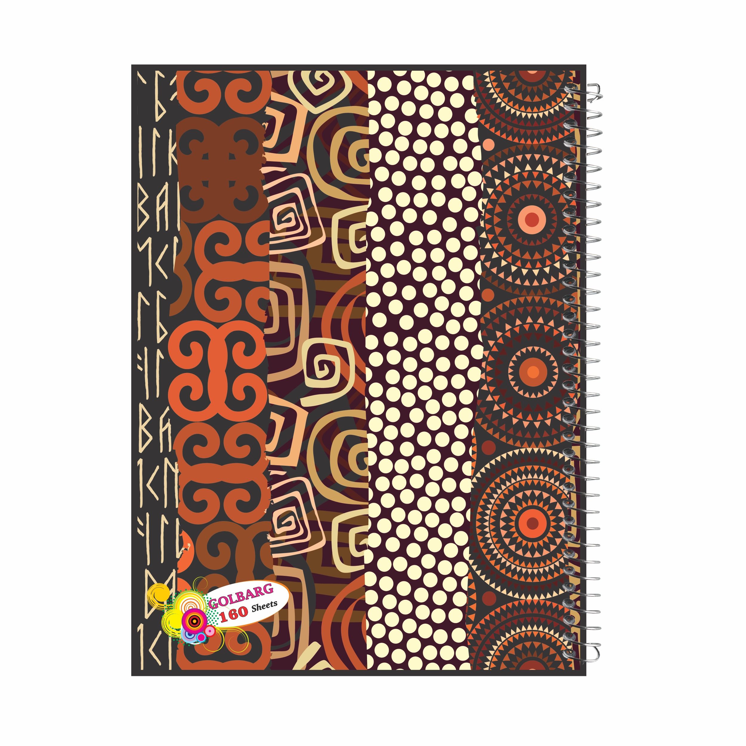 دفتر مشق 160 برگ گلبرگ طرح دانشجویی کد 6058