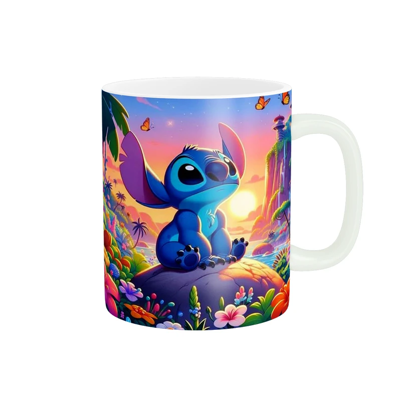 ماگ پادآفرین مدل کارتون استیچ و لیلو Stitch کد PM3747