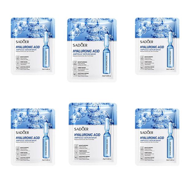 ماسک صورت سادور مدل هیالورونیک اسید وزن 25 گرم بسته 6 عددی -  - 2