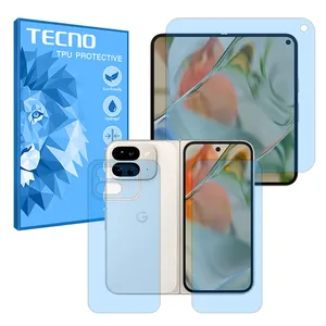 Tecno Resistant model matte anti-blue ray screen protector suitable for Google Pixel 9 Pro Fold mobile phone along with back protector