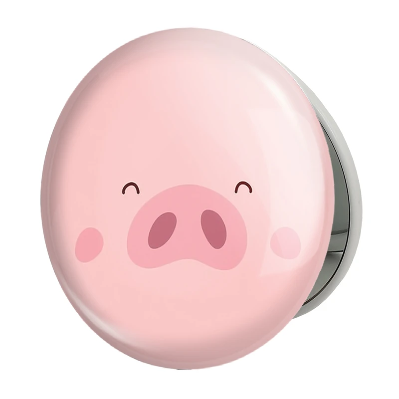 آینه جیبی خندالو طرح خوک مدل تاشو کد 5150 