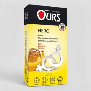 کاندوم اورز مدل Hero بسته 12 عددی