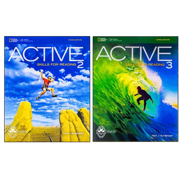 کتاب Active Skills For Reading اثر Neil J Anderson انتشارات اشتیاق نور جلد 2 و 3