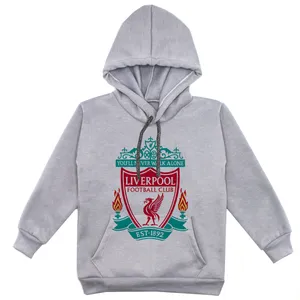 هودی پسرانه مدل لیورپول F94 رنگ طوسی