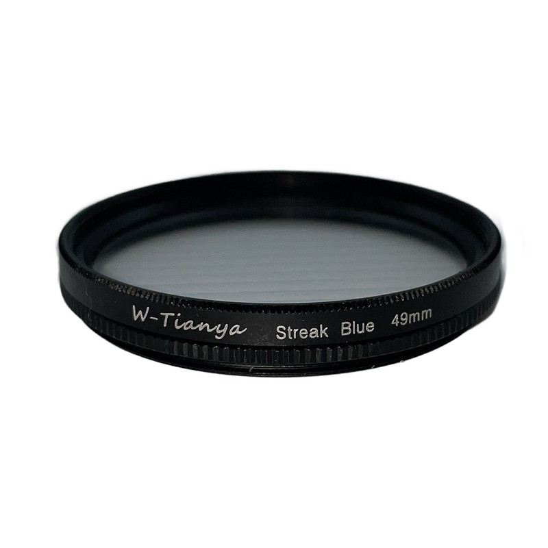 فیلتر لنز تی اند وای مدل LINEAR STAR STREAK BLUE-49MM
