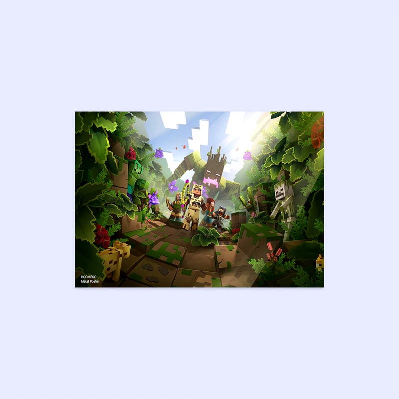 پوستر هومرو مدل فلزی طرح ماینکرفت کد PS873