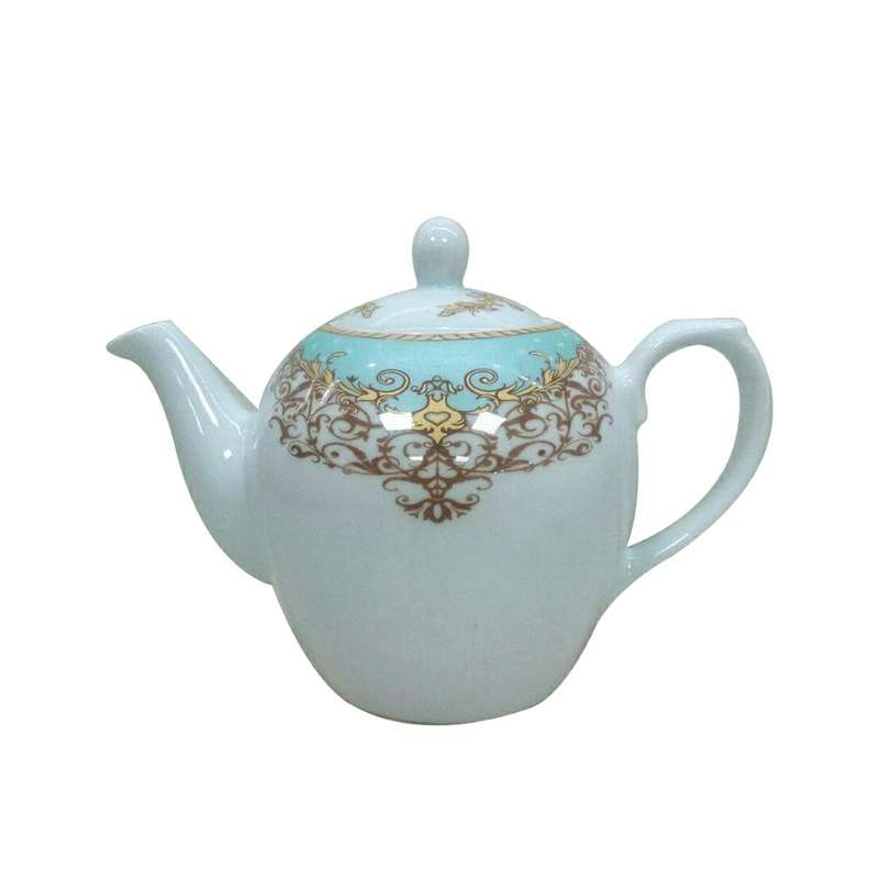 قوری مدل ترنج فیروزه کد T02M