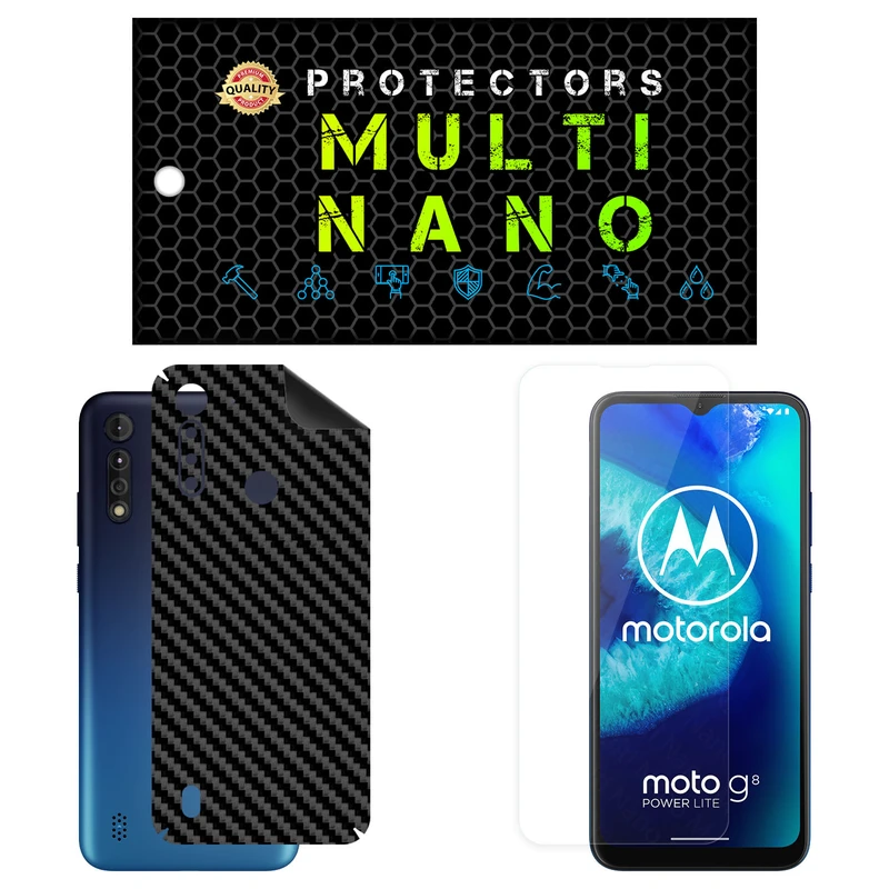 محافظ صفحه نمایش مولتی نانو مدل X-SFC مناسب برای گوشی موبایل موتورولا Moto G8 Power Lite به همراه برچسب پوششی