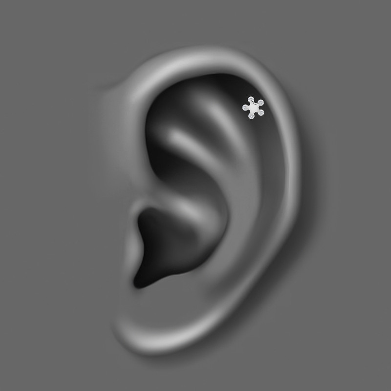 پیرسینگ گوش زنانه اقلیمه مدل HS162