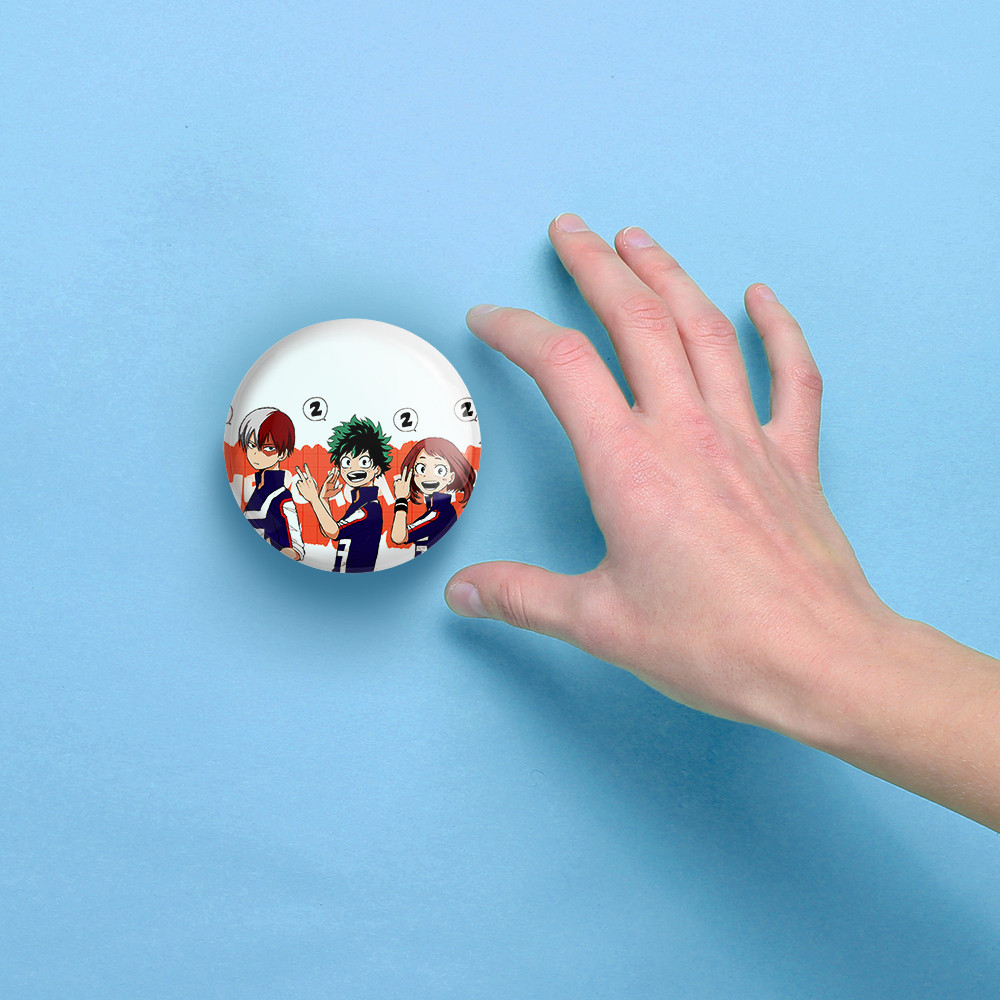 آینه جیبی خندالو مدل اوراراکا و دکو و شوتو انیمه آکادمی قهرمان من  کد 16148