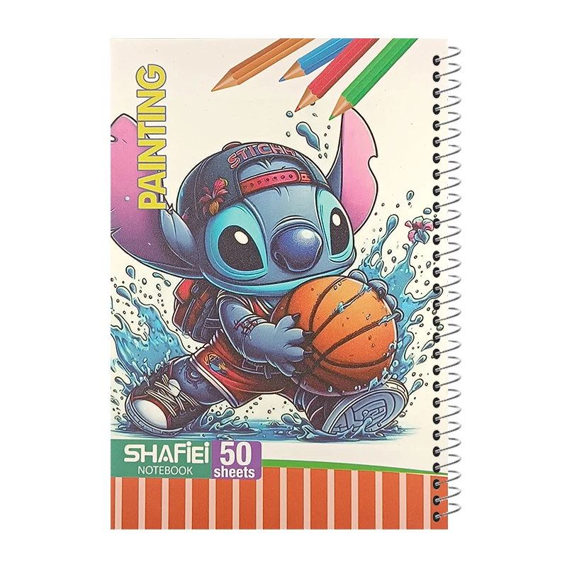 دفتر نقاشی 50 برگ شفیعی مدل استیچ کد MGH