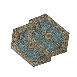 ست 2 تکه رومیزی ترمه مدل هفت سین کد BL45-30