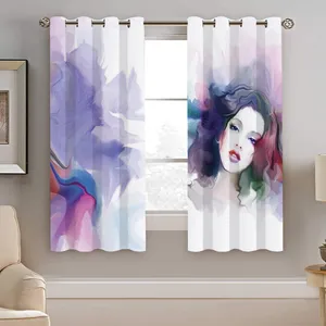 پرده نیروانا طرح چهره  مدل هازان کد 8101  سایز 140×200 سانتی متر