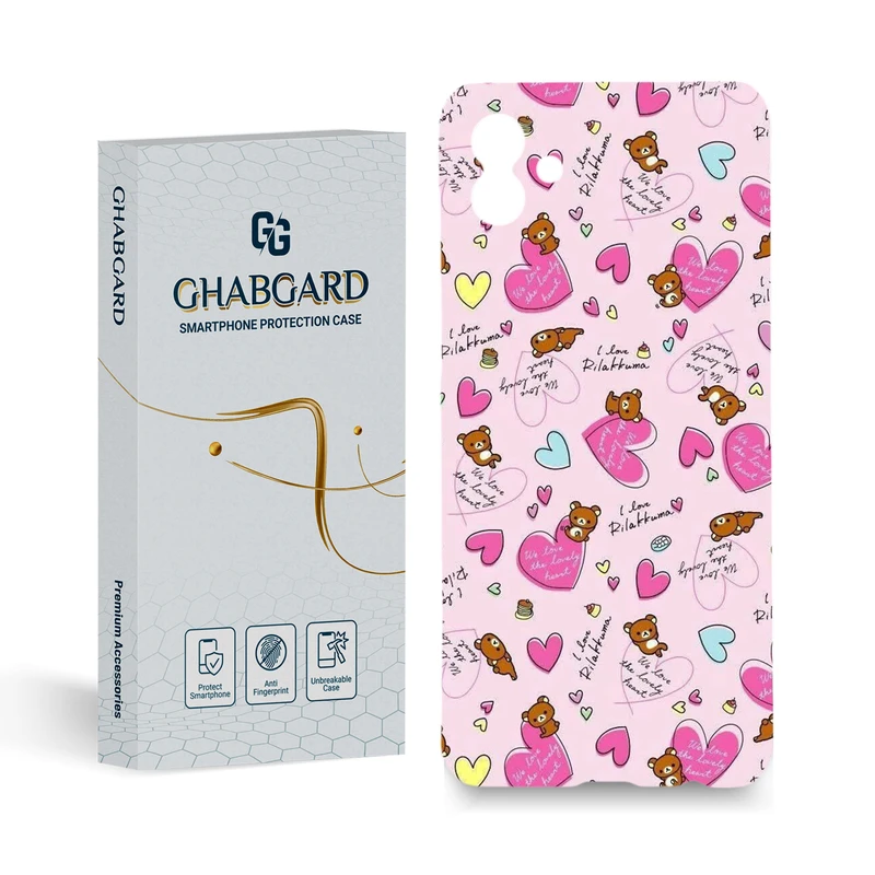 کاور قاب گارد مدل دخترانه مناسب برای گوشی موبایل سامسونگ Galaxy A04