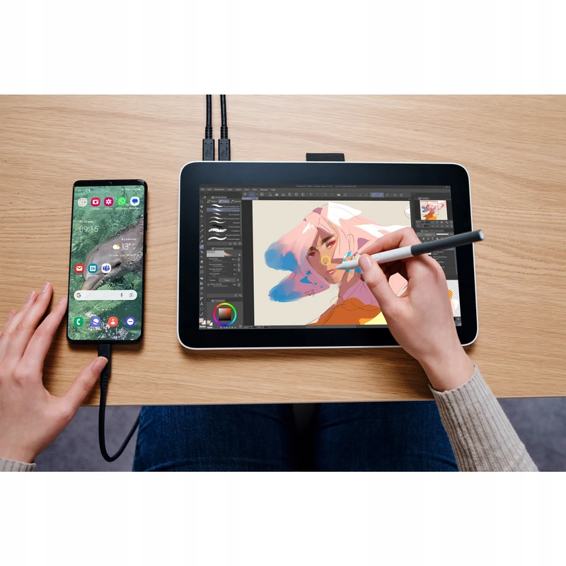 عکس شماره 4 : تبلت گرافیکی وکام مدل dtc 121-one 12