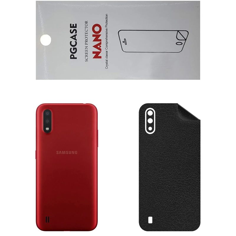 برچسب پوششی مدل STAR CH مناسب برای گوشی موبایل سامسونگ Galaxy A01