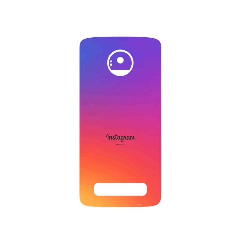 برچسب پوششی ماهوت مدل Instagram مناسب برای گوشی موبایل موتورولا Moto Z