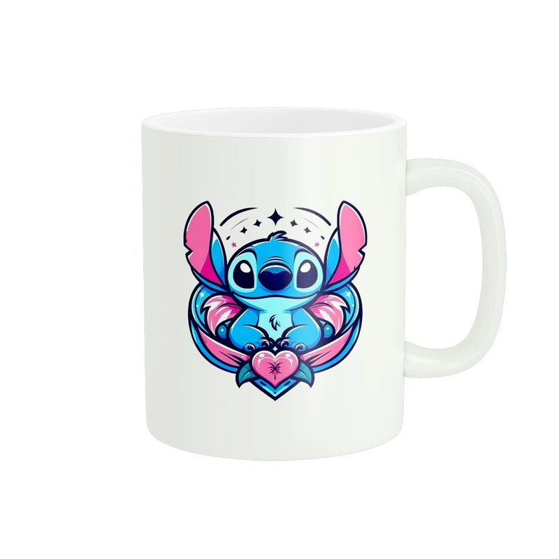 ماگ پادآفرین مدل کارتون استیچ و لیلو Stitch کد PM3856