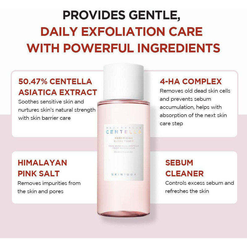 تونر سنتلا مدل Poremizing حجم 210 میلی‌لیتر