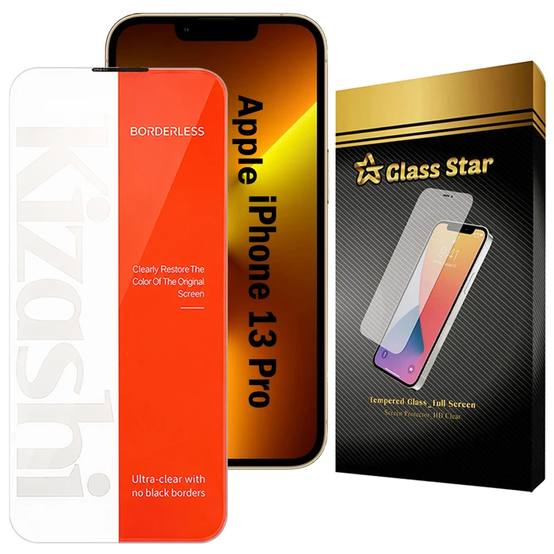 محافظ صفحه نمایش گلس استار مدل KIZNOSTG مناسب برای گوشی موبایل اپل iPhone 13 Pro 