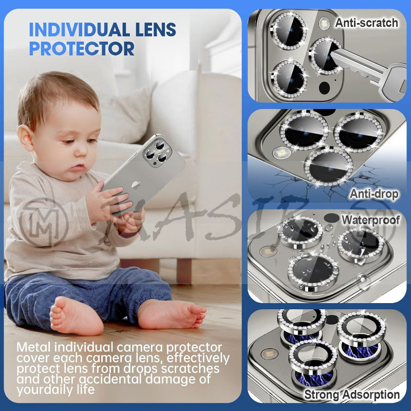 محافظ لنز دوربین مسیر مدل Diamond Ring Lens مناسب برای گوشی موبایل سامسونگ Galaxy S23 FE