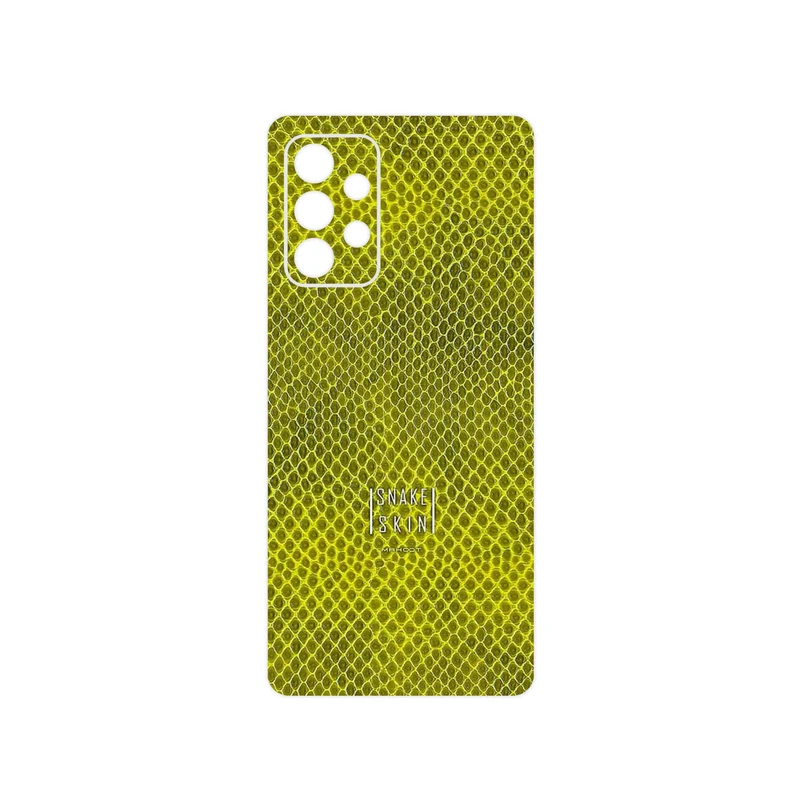 برچسب پوششی ماهوت مدل Yellow Snake Skin مناسب برای گوشی موبایل سامسونگ Galaxy A52s 5G