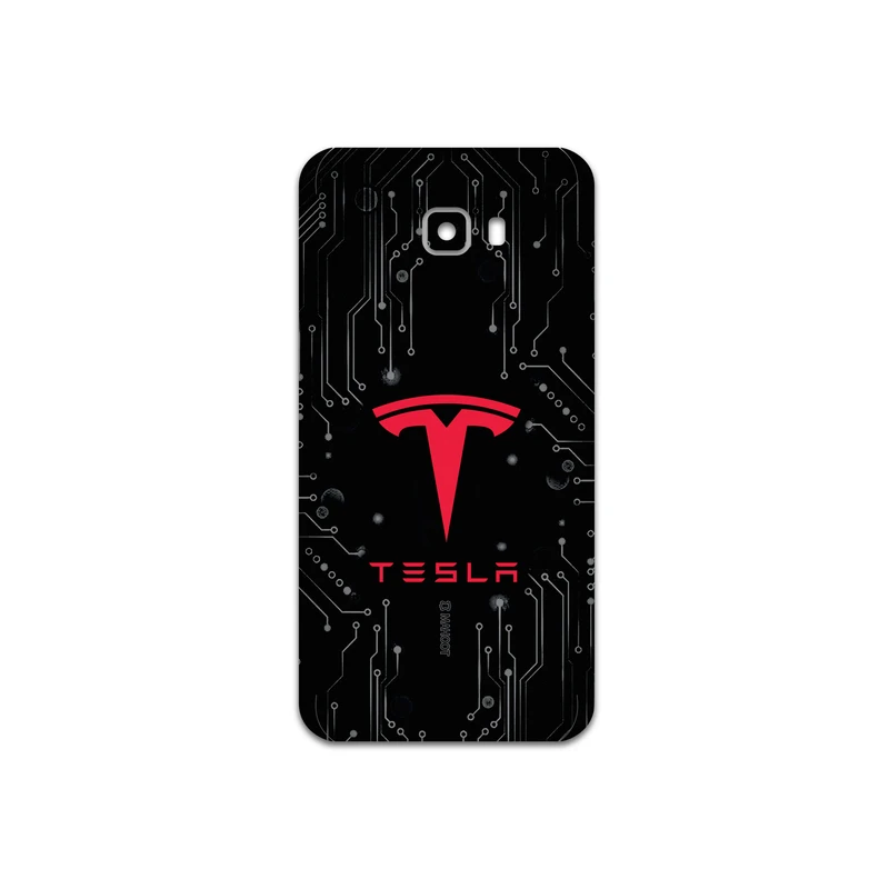 برچسب پوششی ماهوت مدل TESLA-Motors مناسب برای گوشی موبایل سامسونگ Galaxy C7 Pro
