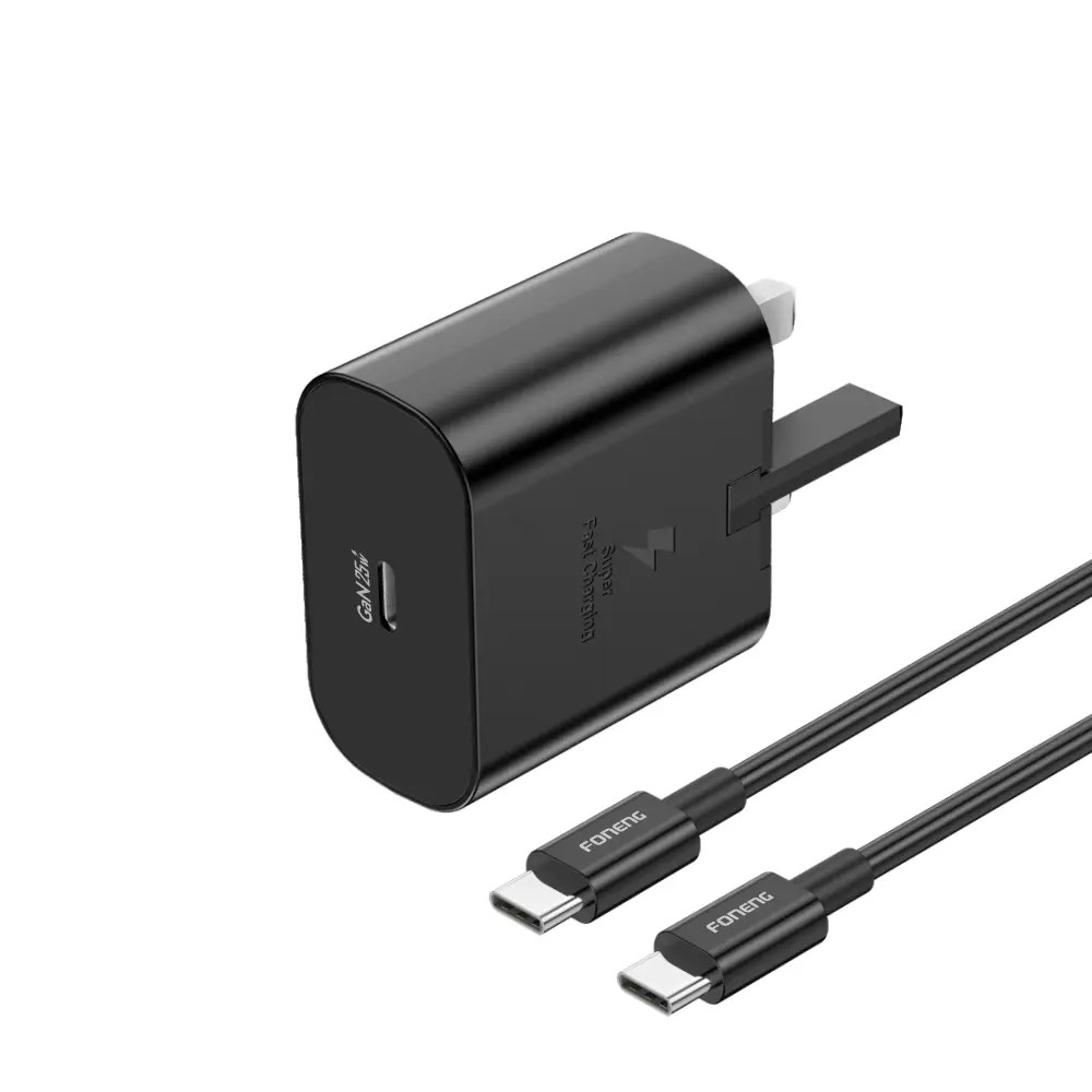 شارژر دیواری 25 وات فوننگ مدل A35 به همراه کابل تبدیل USB-C