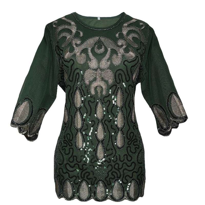 تونیک زنانه مدل tkp07g رنگ زیتونی