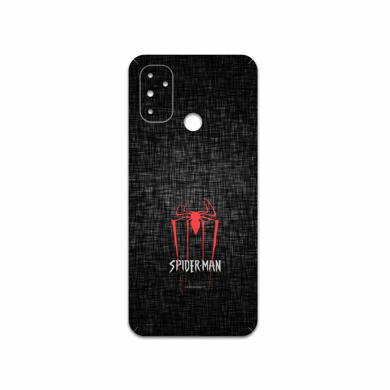 برچسب پوششی ماهوت مدل Spider-Man مناسب برای گوشی موبایل وان پلاس Nord N100