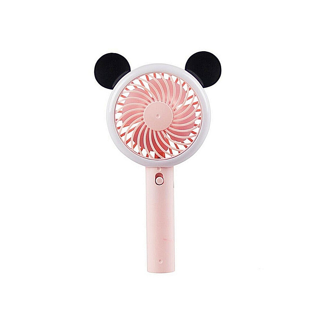 پنکه همراه مدل رینگ لایت دار شارژی پنکه همراه مدل رینگ لایت دار شارژی