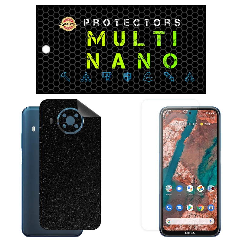 محافظ صفحه نمایش مولتی نانو مدل X-SFG مناسب برای گوشی موبایل نوکیا X20 به همراه برچسب پوششی