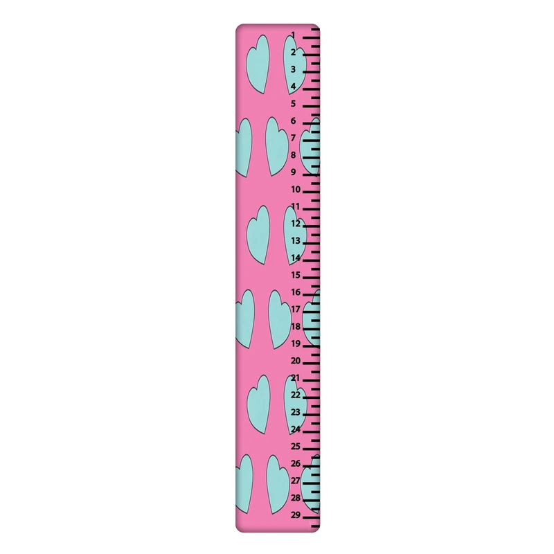 خط کش 30 سانتی متر طرح قلب کد 1073