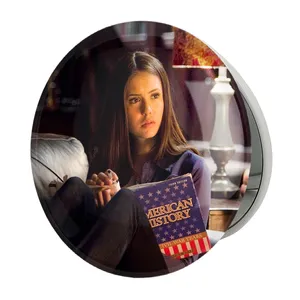 آینه جیبی خندالو طرح الینا گیلبرت خاطرات یک خون آشام  The Vampire Diaries  مدل تاشو کد 23694 