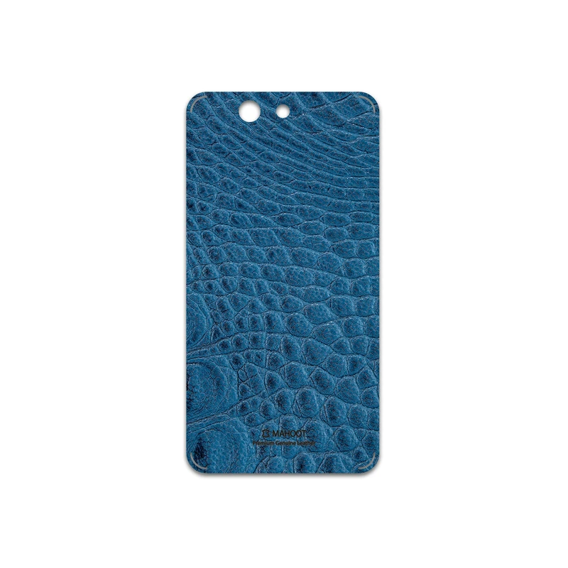 برچسب پوششی ماهوت مدل Blue-Crocodile-Leather مناسب برای گوشی موبایل ایسوس PadFone Infinity
