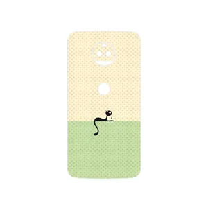 MAHOOT Minimal Internet Cat Icon Cover Sticker for Motorola Moto G5S Plus