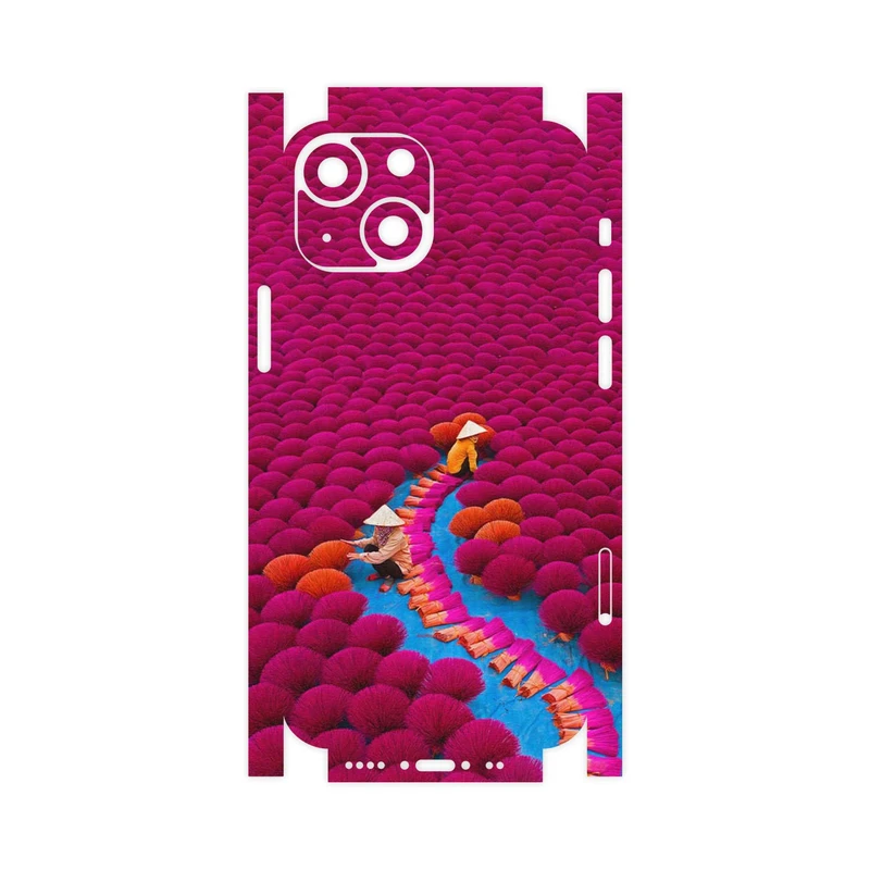 برچسب پوششی ماهوت مدل Vietnam Incense Wood Farms-FullSkin مناسب برای گوشی موبایل اپل iPhone 13 Mini