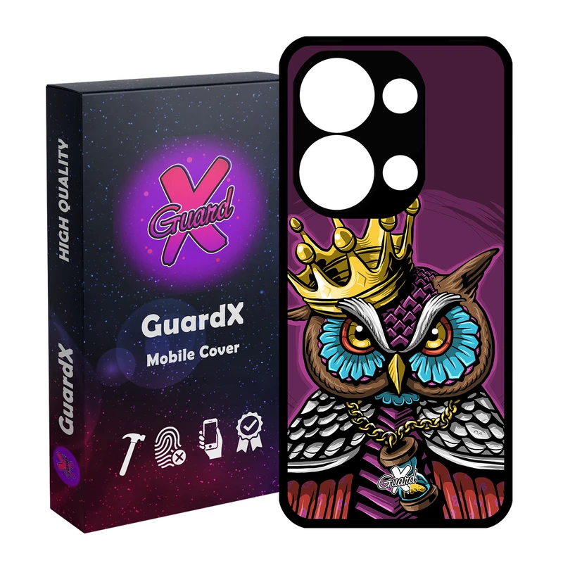 کاور گارد ایکس طرح Owl مدل Glass10081 مناسب برای گوشی موبایل شیائومی Redmi Note 13 Pro 4G / Poco M6 Pro 4G