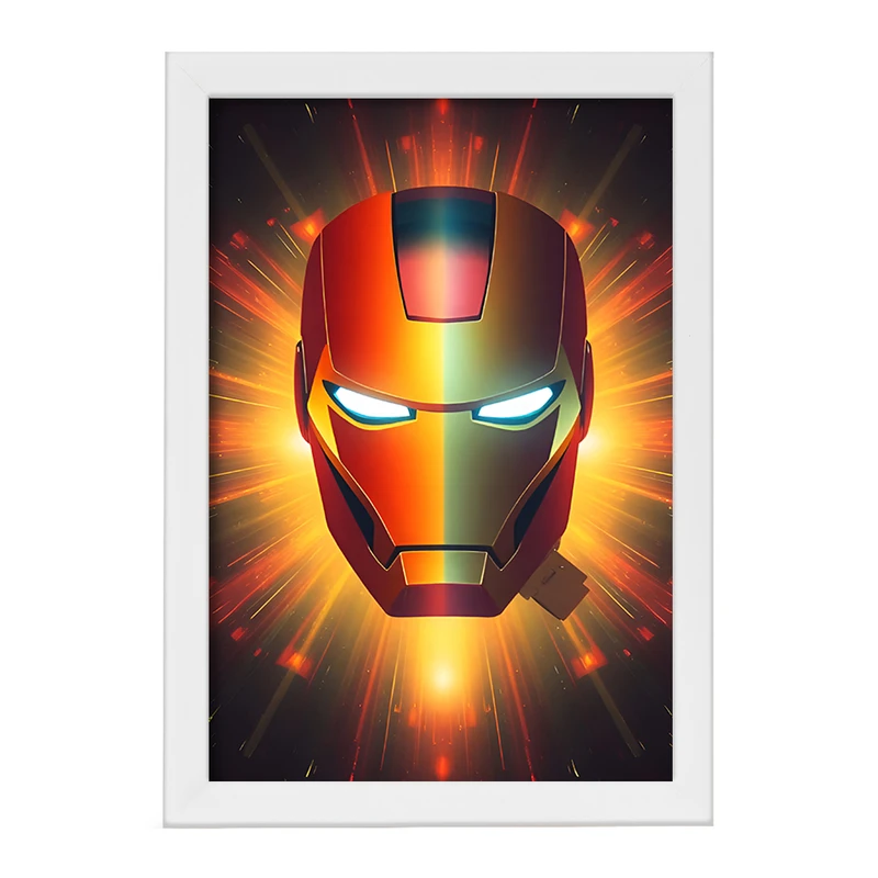 تابلو خندالو مدل مرد آهنی مارول (Marvel) کد F11759