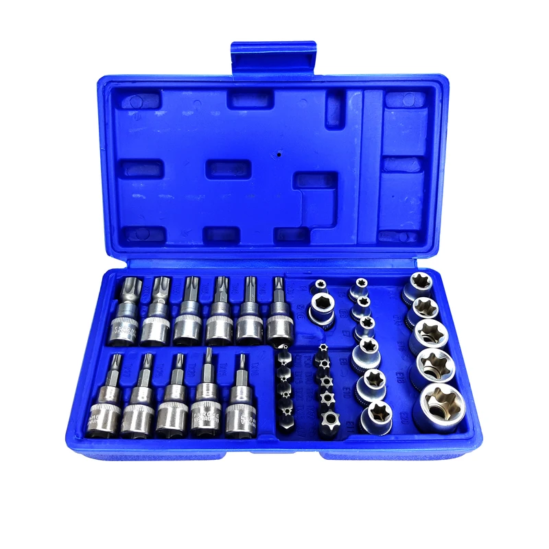 سری آچار بکس ستاره ای لیوبی مدل SK-0034 مجموعه 34 عددی