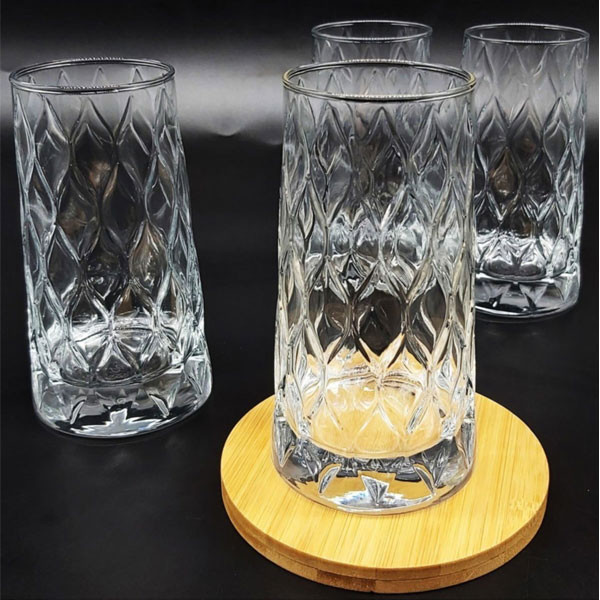لیوان پاشاباغچه مدل لیفی Leafy کد 420855 مجموعه 4 عددی