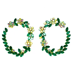 گوشواره زنانه مدل برگ و گل