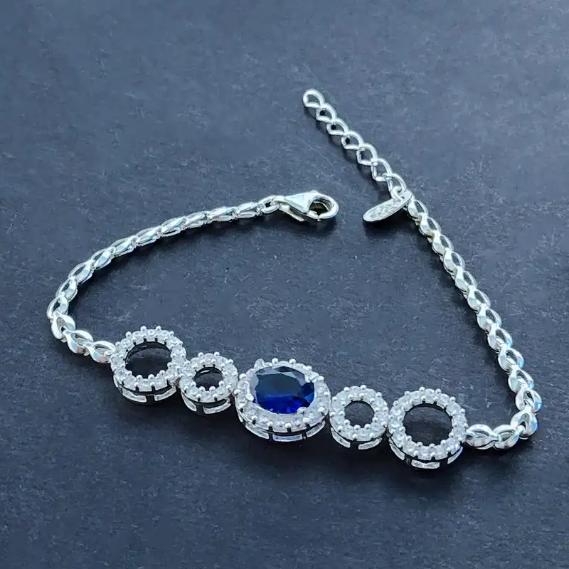 دستبند نقره زنانه مدل 30578