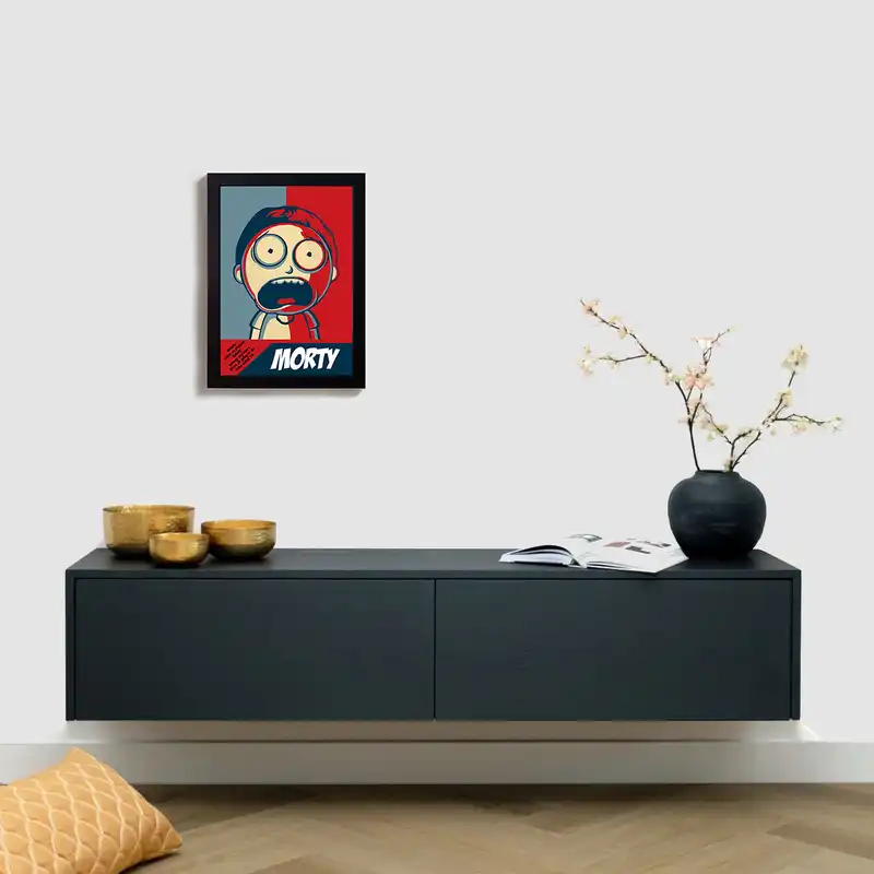 تابلو مدل ریک و مورتی rick and morty BL15